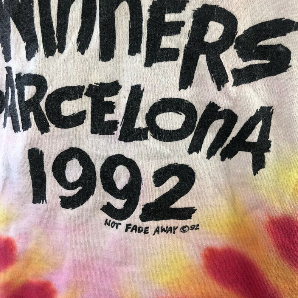 Vintage 1992 The Grateful Dead Lithuania T Shirt XL Tie Dye Basketball Olympic - Picture 11 of 13